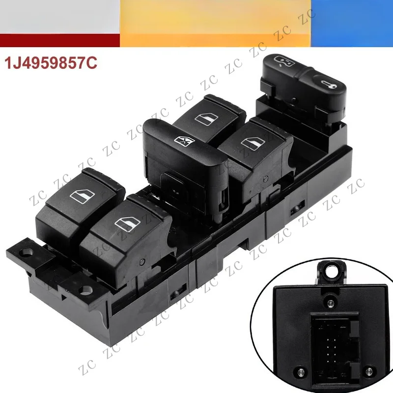 S+ Electric Power Window Switch Control For 1999-2005 VW Golf Jetta Bora MK4 Passat