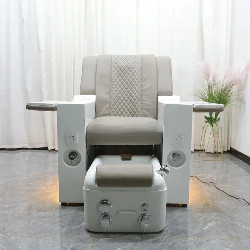 

Ламинированный диван для ногтей, электрический массажный стул для ног, маникюрный магазин, стекловолоконный диван для терапии ресниц, стул для ног