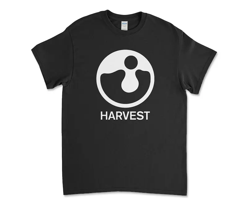 Harvest Records Black Tee