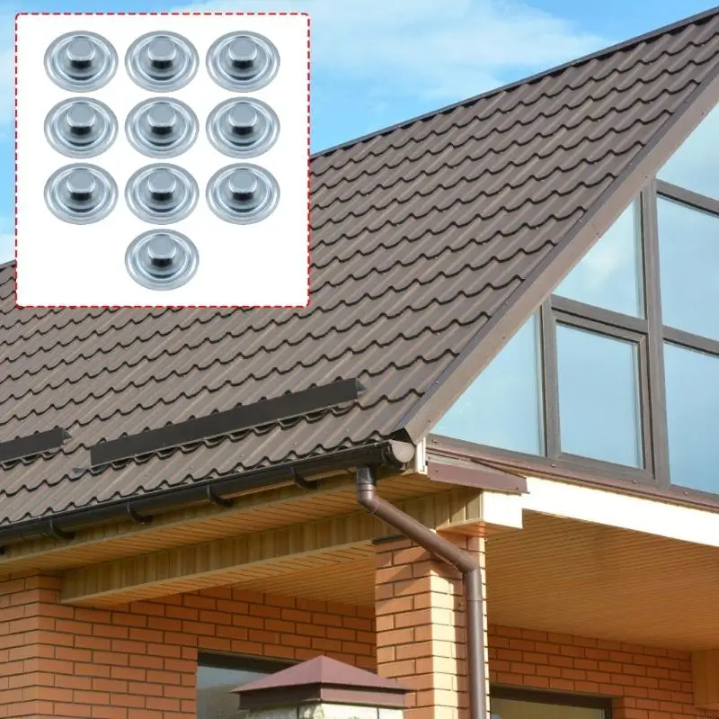 Metal Roof Hardware Covers Stainless Steel Screw Head Covers for Roofing Repair and Visible Fastener Care Work Use