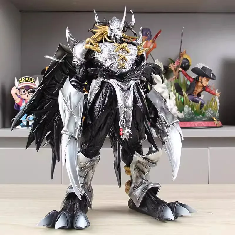 40cm Digital Monster anime figures Black War Greymon action figure Digimon Adventure figurine pvc Christmas Gift For Kids Toys