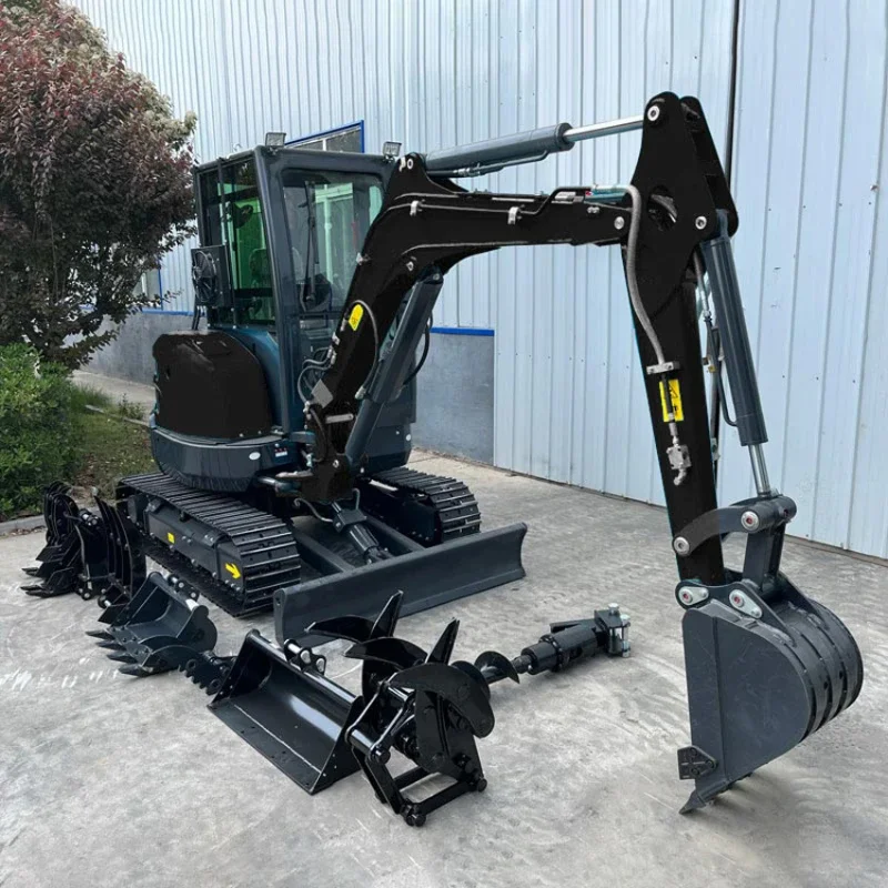 Engine Farm Cabin 360 degree Multifunction 2.5Ton 3Ton 3.5Ton Mini Digger Small Bagger Excavator