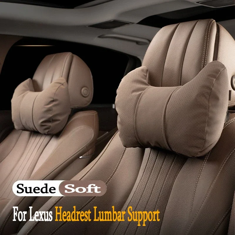 

For Lexus ES200 ES300h RX NX UX LS LX Headrest Against Neck Pillow Waist Cushion Neck Protection Car Interior Modified Accessory