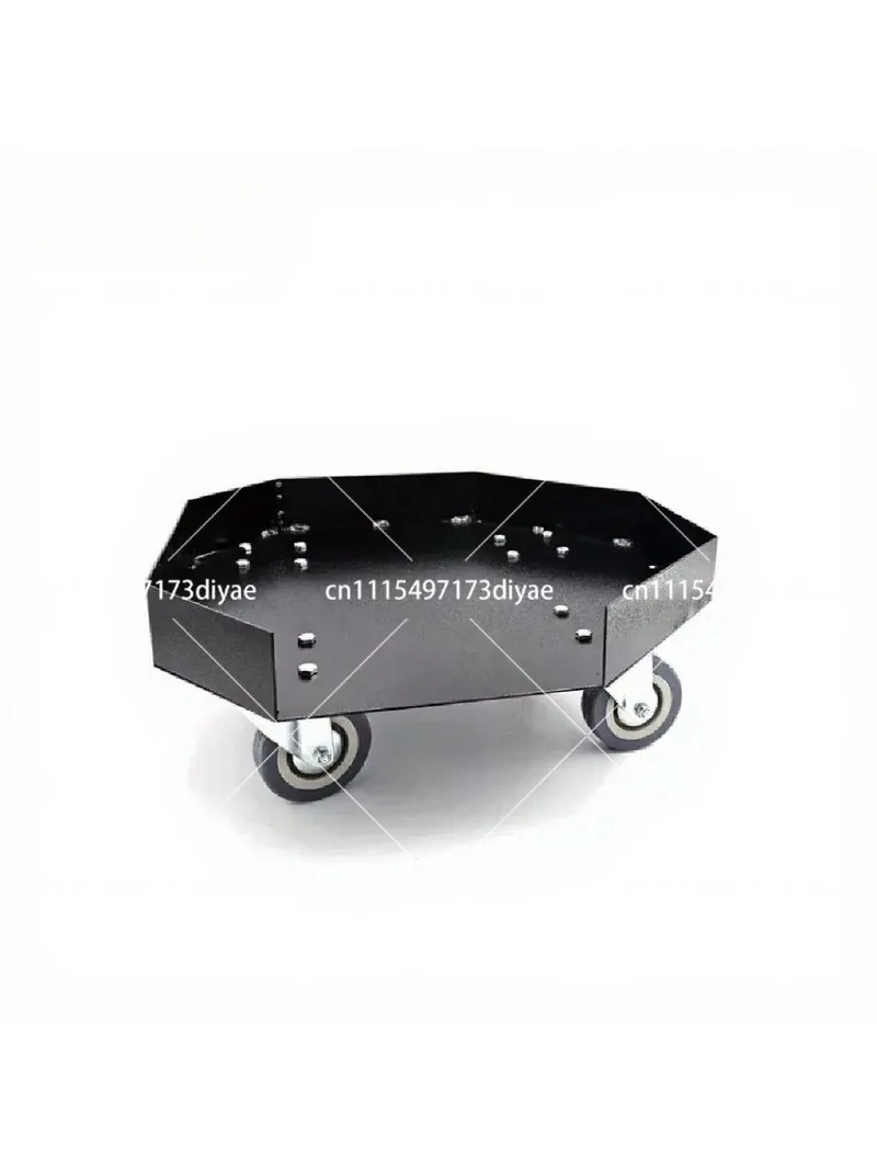 Professional Heavy-Duty Casters 6000W Low-Fog Dry Ice Machine, Silent Platform Cart