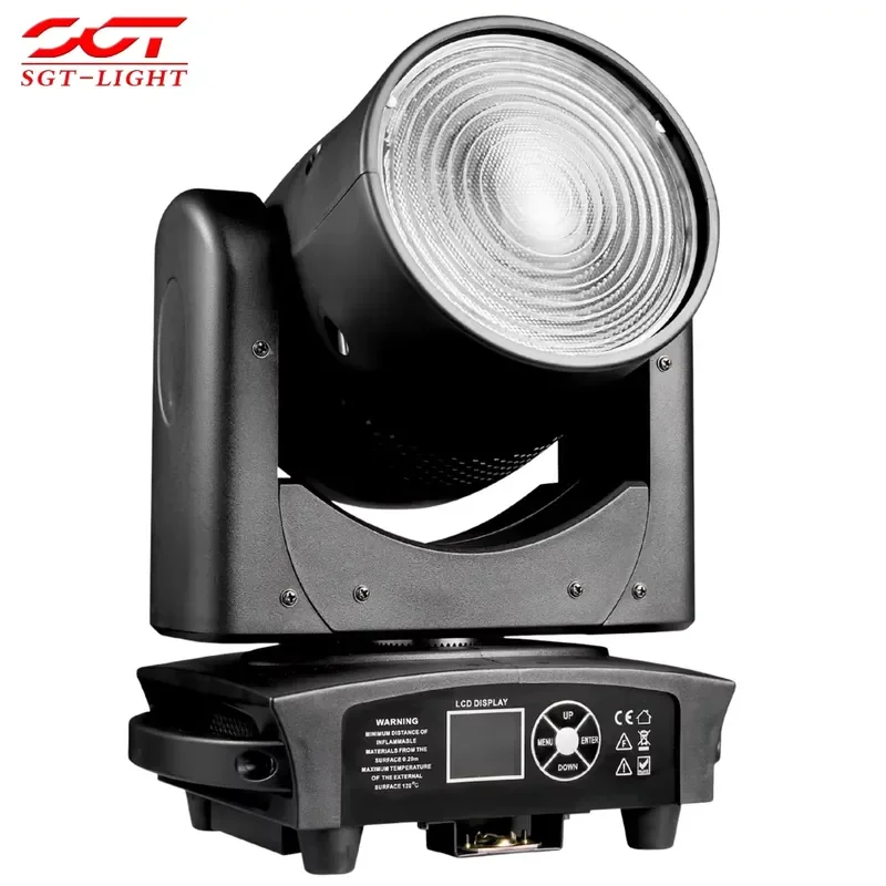Most Popular Professional 200W Cold Warm White 2in1 LED Zoom Wash Moving Head Light for DJ Disco Party Dance Club