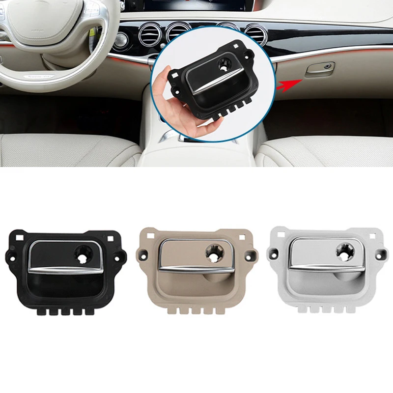 

LHD Car Glove Box Handle Glove Box Lock Button Toolbox Switch Buckle Handle For Mercedes Benz S Class W222 S300 S350 2014-2020