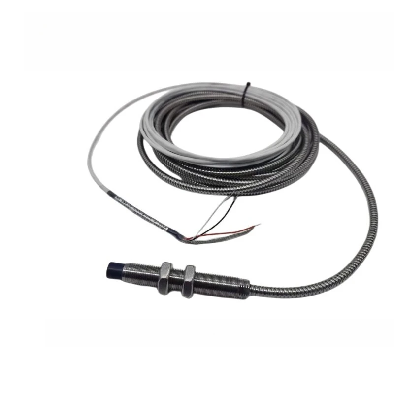 Integrated eddy current displacement sensor