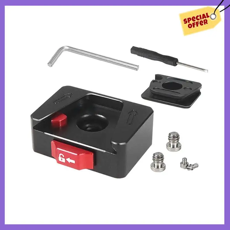 -A96Z Anti-Shake Mini Quick-Release Mount Kit Sports Camera Quick-Release Kit Suitable For Fill Light Microphone Monitor