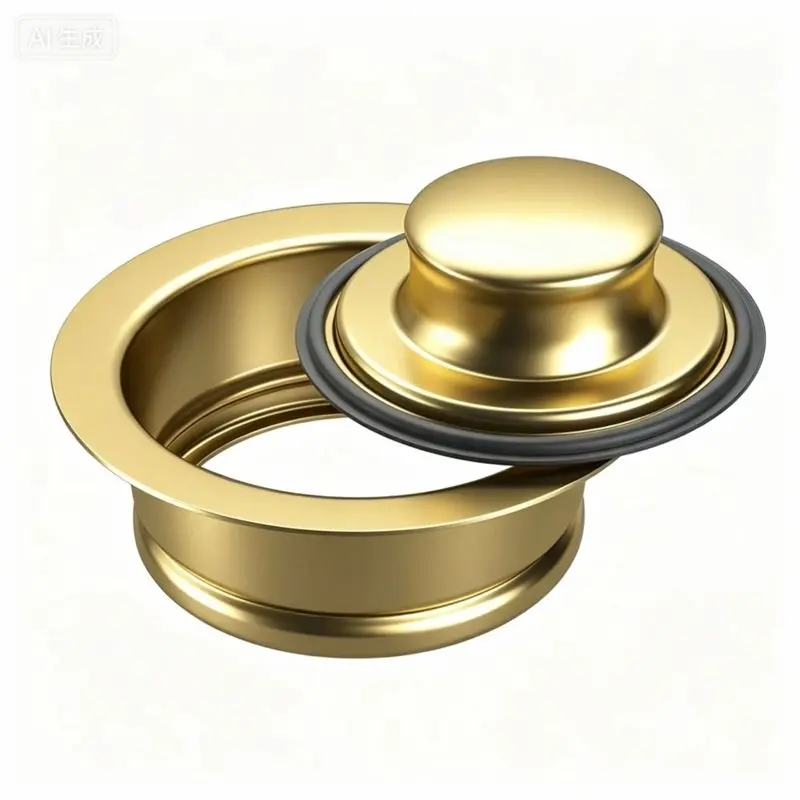 A27F-Kitchen Sink Drain Strainer Assembly Kitchen Sink Accessories Garbage Disposal Splash Guard