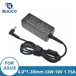 19V 1.75A 33W 4.0*1.35mm AC Laptop Charger Power Adapter For Asus X200M S200E X201E X202E X200CA K200MA F200CA E203NA Notebook