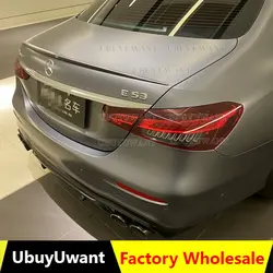 UBUYUWANT for Mercedes Benz W213 AMG E Class 2015-2022 Spoiler ABS Car Tail Lip Wing Decoration Rear Trunk Spoiler for W213 Cars