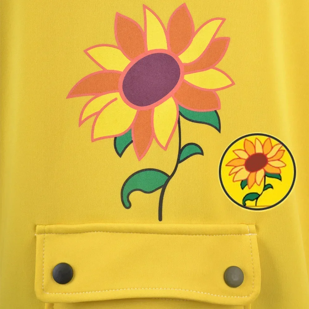 Sweat-shirt Halloween Anime Wonder Egg SevOhto Ai Cosplay pour femme, sweat à capuche avec perruque, pull tournesol