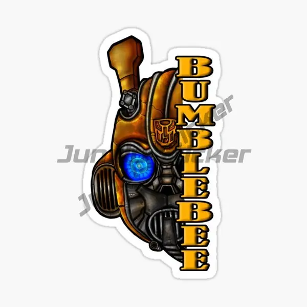 Transformers Bumblebee Optimus Decepticon Catoon adesivo creativo Laptop moto auto camion casco finestra Racing Camper decalcomania