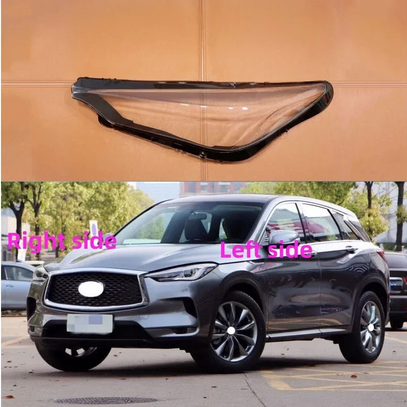 For Infiniti QX50 2018 2019 2020 2021 2022 23 Car Headlight Shell Headlight Cover Headlamp Lens Headlight Glass Auto Shell Cover