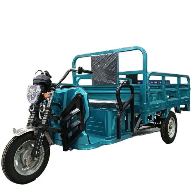 Open Box Utility 1200W 200kg Electric Tricycle Cargo Agriculture Heavy-Duty Transporter 72V 1.8m