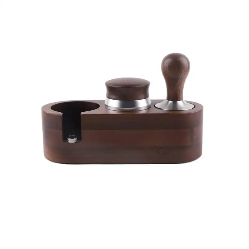 

for SMEG/ SMEG EGF03 coffee machine 58mm horizontal plate Walnut/beech three-piece set accessories