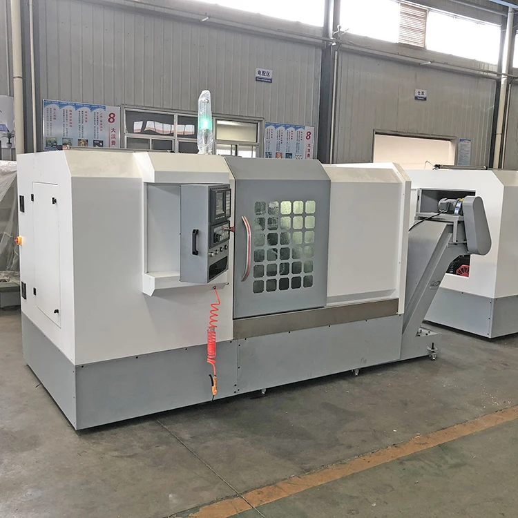 Alta Qualidade Swiss Tipo Slant Bed Lathe, CNC Turning Center, Short Bar, automóvel, 3/4 Axis