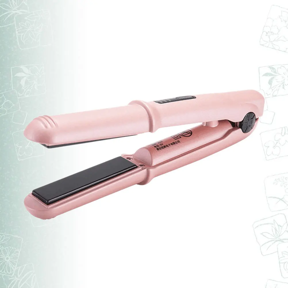 

1Pcs Hair Straightener Curler Dual-Use Electric Waver Stable Ceramic Heater LED Display 360 Rotation Cord Professional