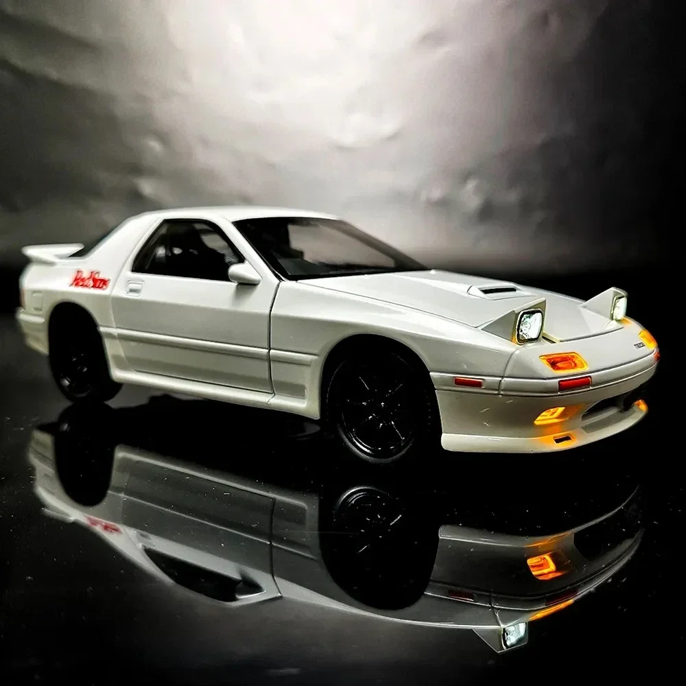 1:24 Mazda RX7 RX-7 Supercar Alloy Car Diecasts & Toy Vehicles Car Model Sound and light Pull back Car Toys Children's Gifts