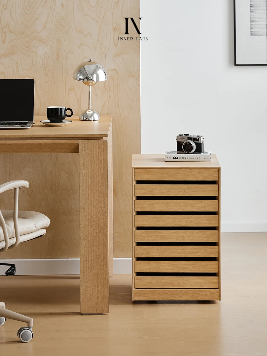 

Simple study office file cabinet storage removable drawer living room corner side