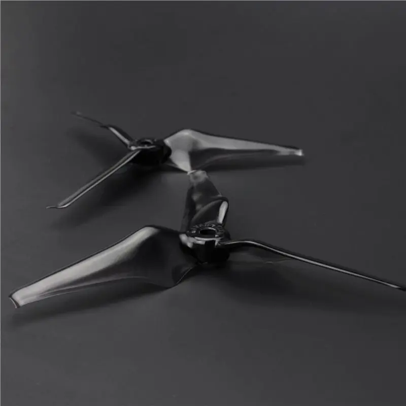 ABJL 12x for EMAX AVAN Flow 5043 5-Inch 3-Blade Propeller for RC Drone FPV Racing Transparent Black