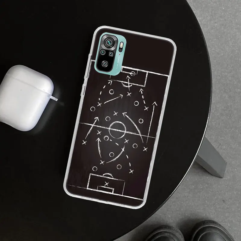 Football Soccer Tactics Time Phone Case Cover for Xiaomi Redmi 12C 12 10C 10 10A 9C 9 9A 9T 8 8A 7 7A 6 6A K20 K40 Pro S2 10X Fu