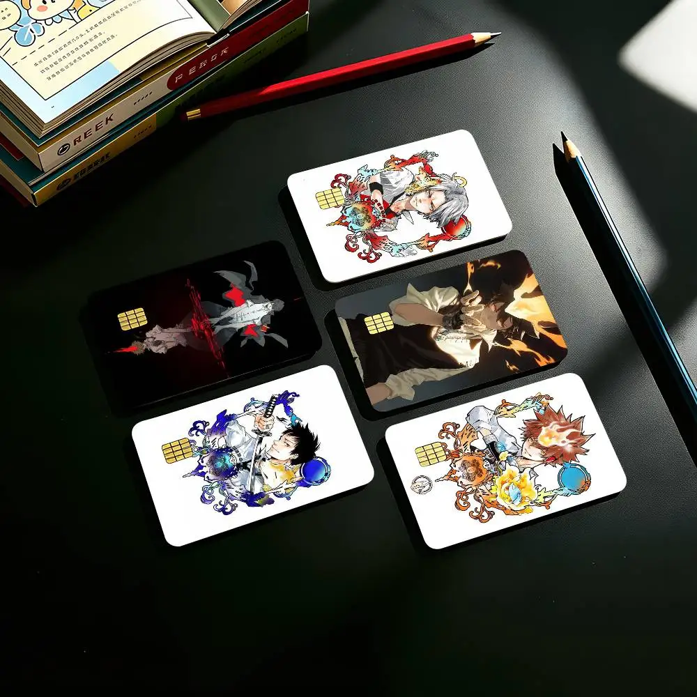Cool Japan Anime Reborn Credit Card HD Stickers Small Chip Waterproof Sticker Game Card Decal Gift