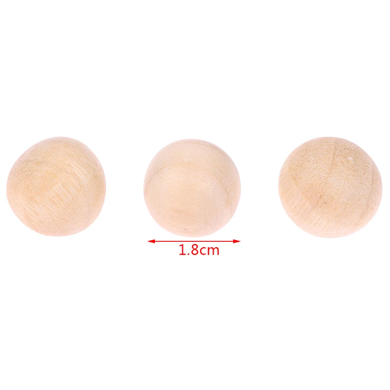 100Pcs Natural Health Camphor Wood Balls Pest Control Organic Cedar Wood Ball for Clothes Storage Closets Drawers