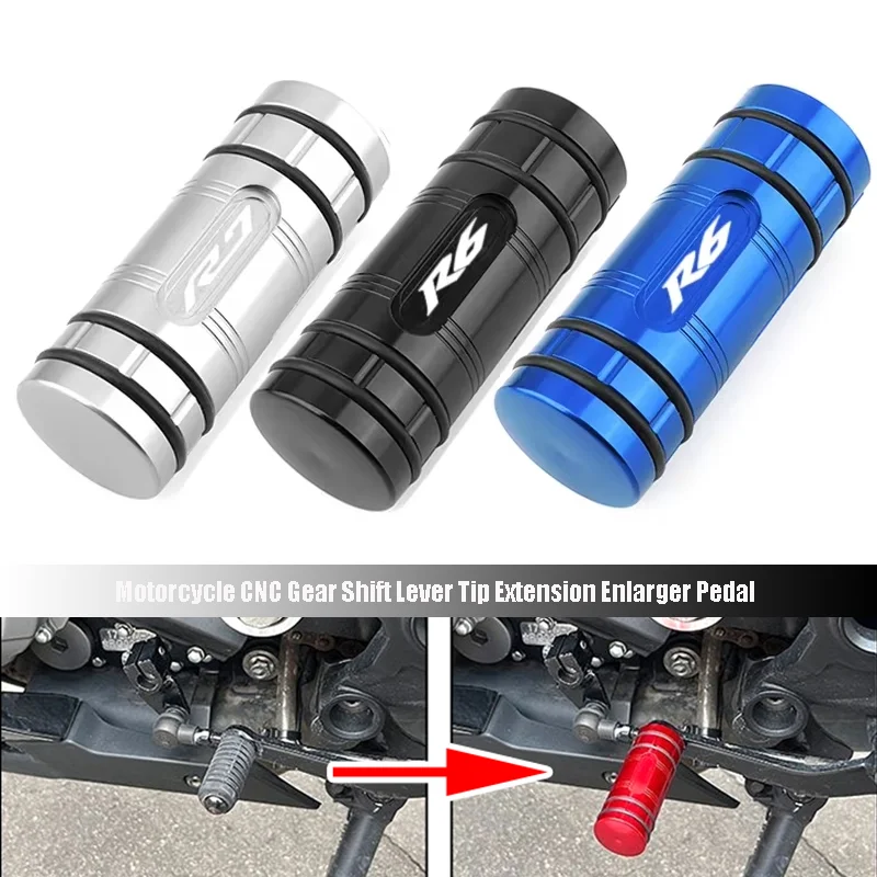 Motorcycle CNC Gear Shift Lever Pedal Tip Extension Brake Exquisite parts Fit For Yamaha YZFR6 YZFR7 YZF R6 R7 YZF-R6 YZF-R7