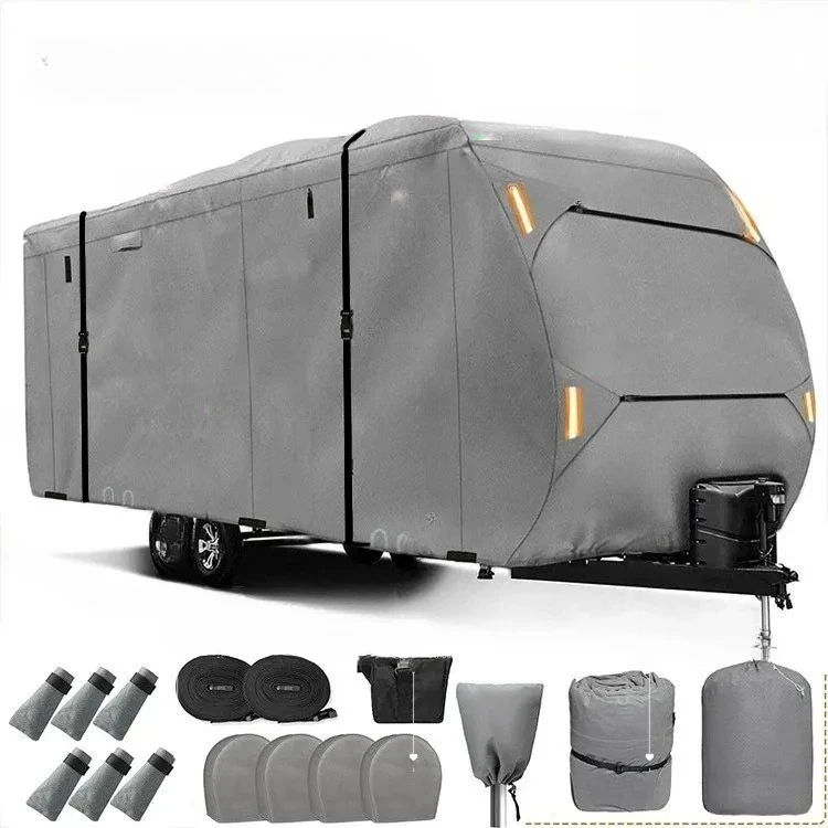 Sunroof Convertible Hardtop Camping RV Cover Waterproof Touring  Car Cover 420D Oxford Cloth Trailer RV Cover