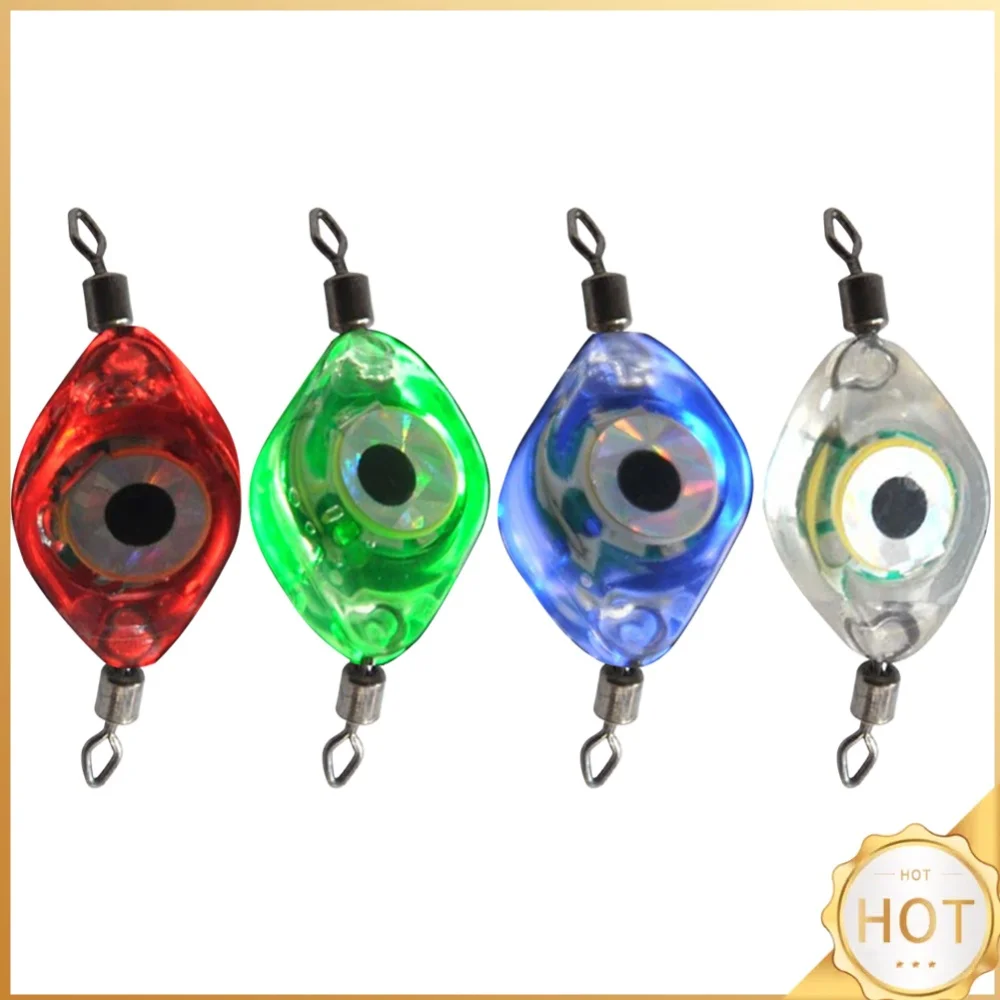 Fishing Lure Lamp Eye Shape Attracting Fish Light Waterproof Sensing Deep Drop for Seawater Freshwater for Underwater