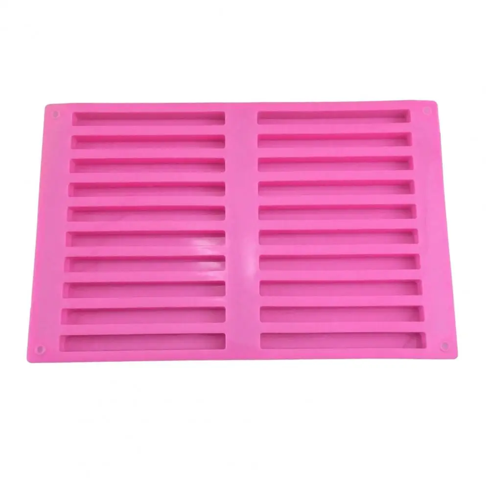 Non Stick Candy Making Tray Silicone Chocolate Mold 20 Cavities Flexible Non-stick Baking Tray Heat Resistant Food-grade Candy