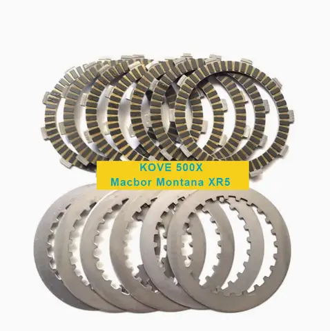 KOVE 500X Clutch Lining Macbor Montana XR5 Clutch Lining Lexmoto 500X Clutch Lining With Steel Plate