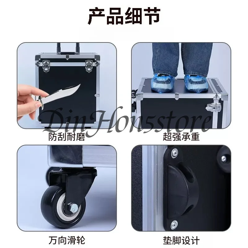 Aluminum alloy aviation rod toolbox Instrument box Equipment box