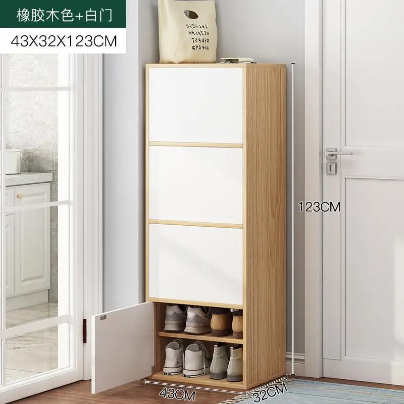 Shoe cabinet household door large capacity shoe rack multi-layer dust porch cabinet