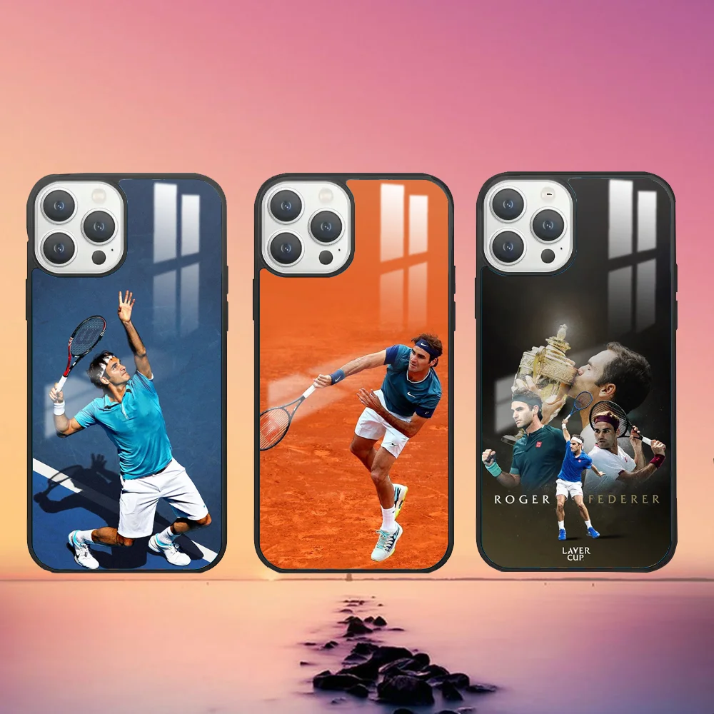 Tennis Roger F-Federer Phone Case For iPhone 16 15 14 13 12 11 Pro Max Plus Mini Fashion High Quality mirror phone case