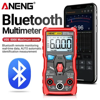 ANENG V05B Digital 6000 Counts Professional Analog Multimeter AC/DC Current Voltage Mini Tester True RMS Bluetooth Multimeter
