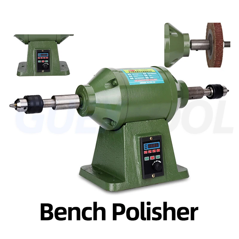 1.5KW Multifunctional Table Grinder Mini Polisher Desktop Electric Grinding Tool Speed Control woodworking Polishing Machine