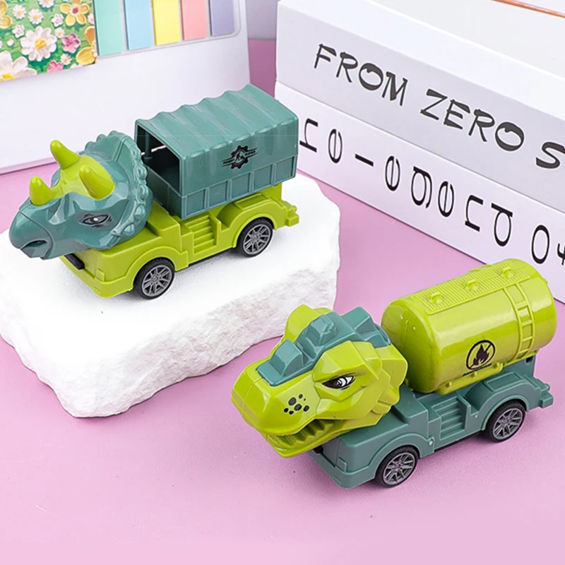 Giocattolo per escavatore Dino da asporto, costruire e trasformare i bambini del proprio veicolo da costruzione per giochi di ruolo fantasioso