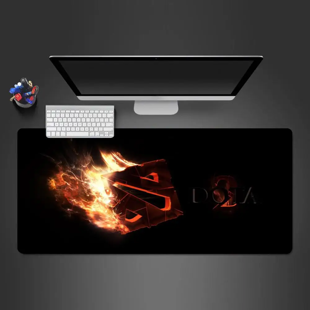 D-DotaES 2 Mouse Pad Mouse 900x400 Keyboard Mat Desk Pad Japan Anime Gaming Pad For Office Carpet Laptop Computer Not book Compu