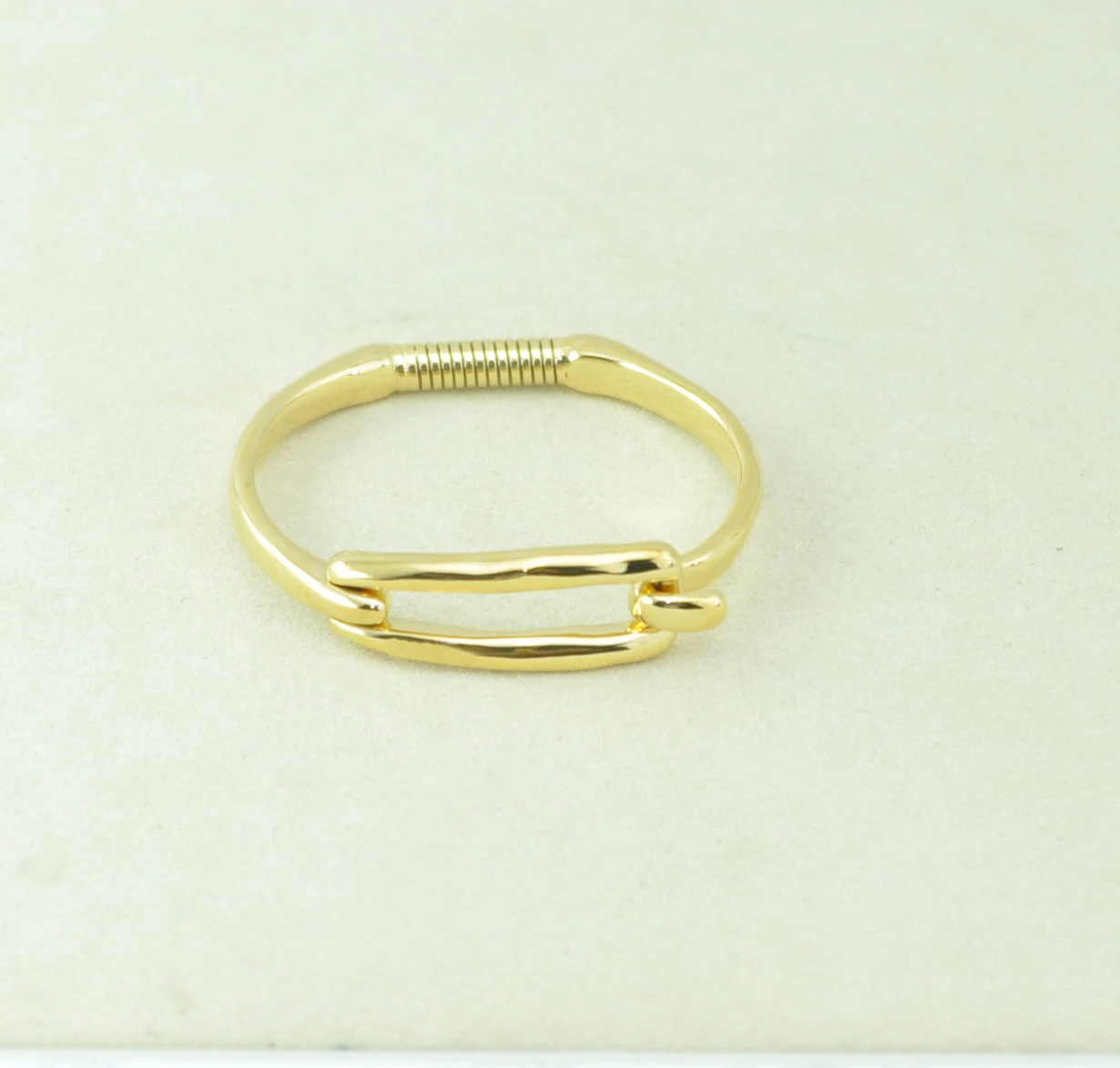 High Quality European and American Original Fashion Electroplating 925 Silver 14k Gold Simple Bracelet Unique Jewelry Gift