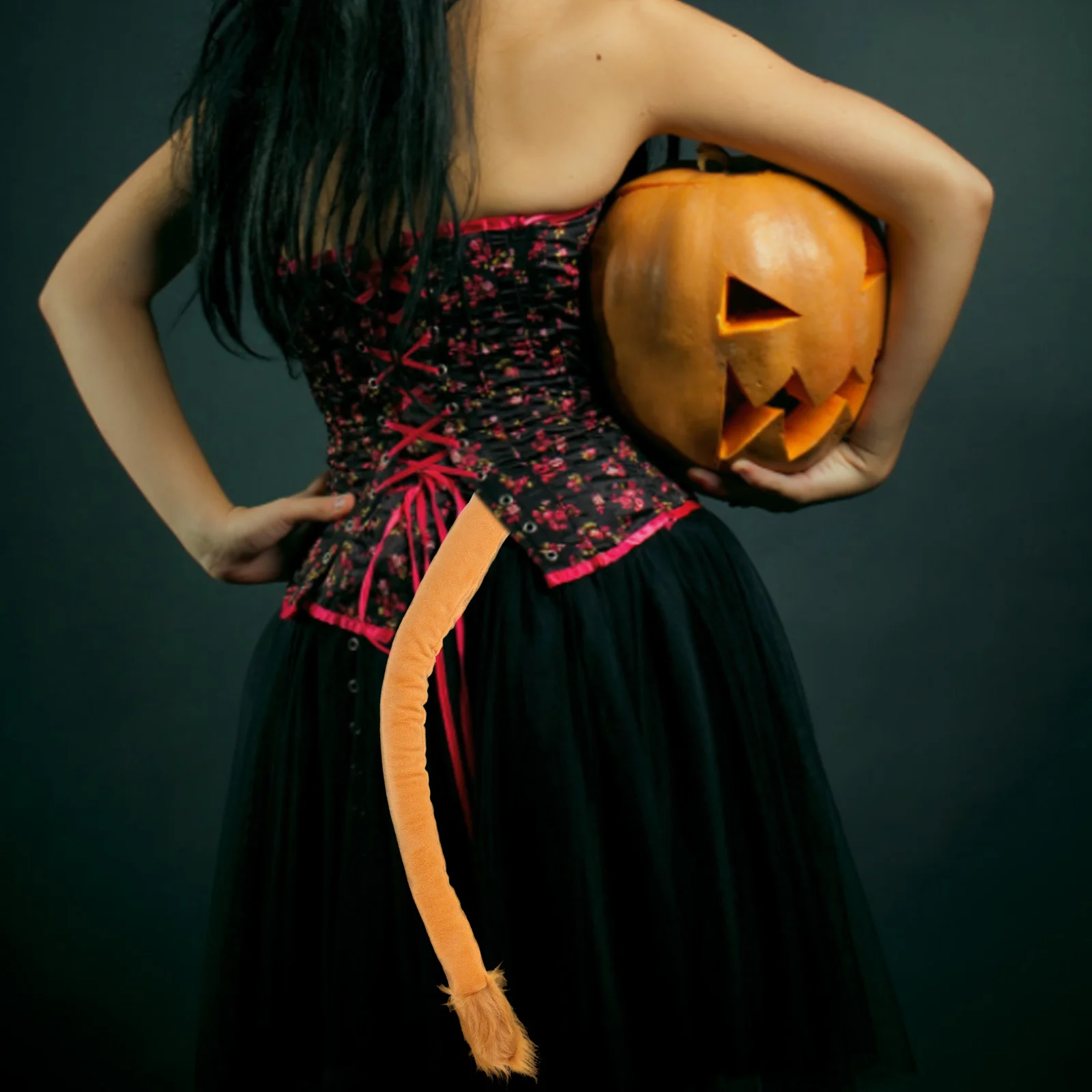 

Cute Lion Cosplay Tail and Headband Set Soft Comfortable Material Halloween Party Dance Opera Stage Performance Photography