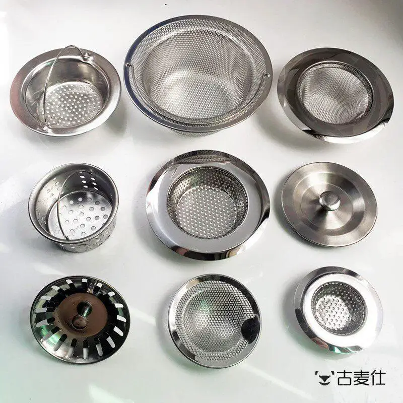 ステンレス鋼キッチンシンクフィルター排水ドリップコーンフィルターケージシンクと排水システム用キッチンアクセサリー