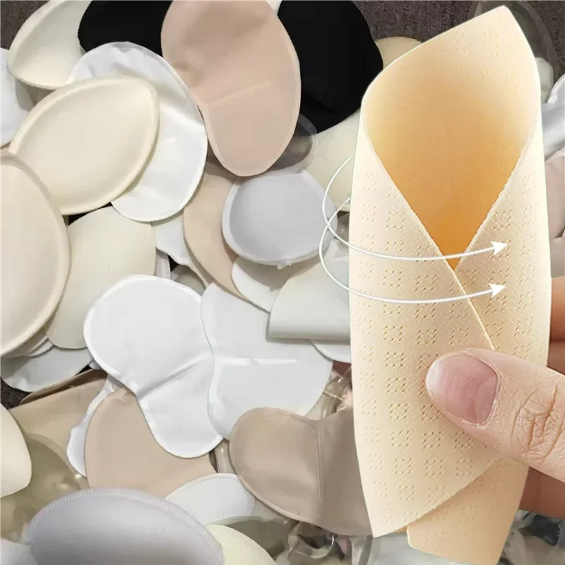 2pcs Triangle Sponge Push Up Bra Pads Set for Women Invisible Insert Swimsuit Bikini Breast Enhancers Chest Cup Pads Accessories