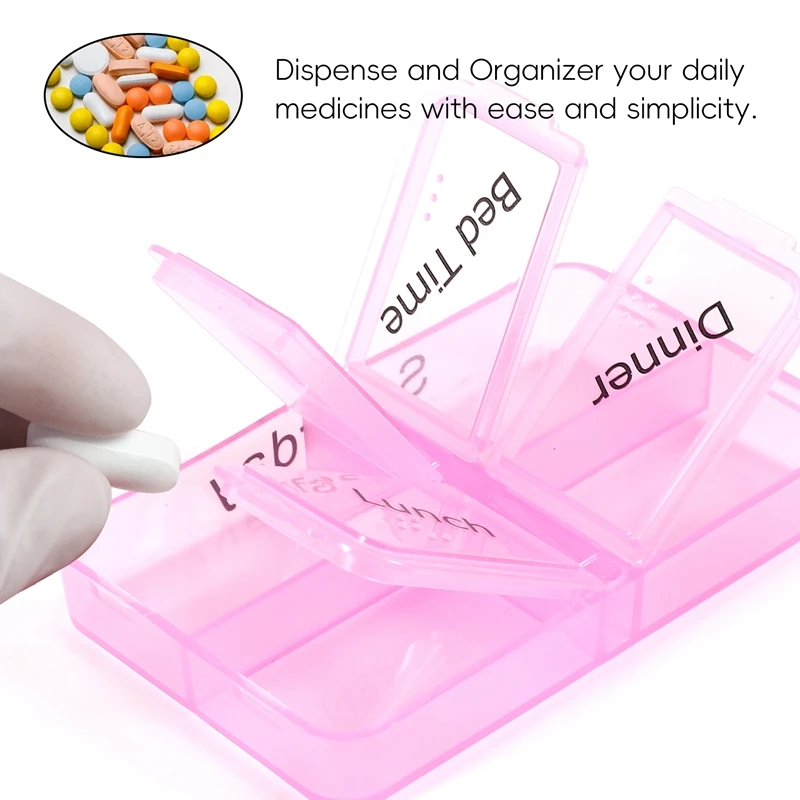 

box Medicine Weekly Storage Pill 7 Day Tablet Sorter Box Container Case Organizer