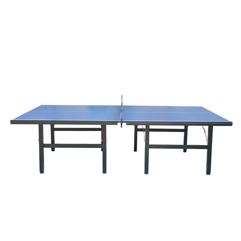 Portable Double Folding 25mm Table Tennis Table, Movable Ping Pong Table, Standard Size Ping Pong Table
