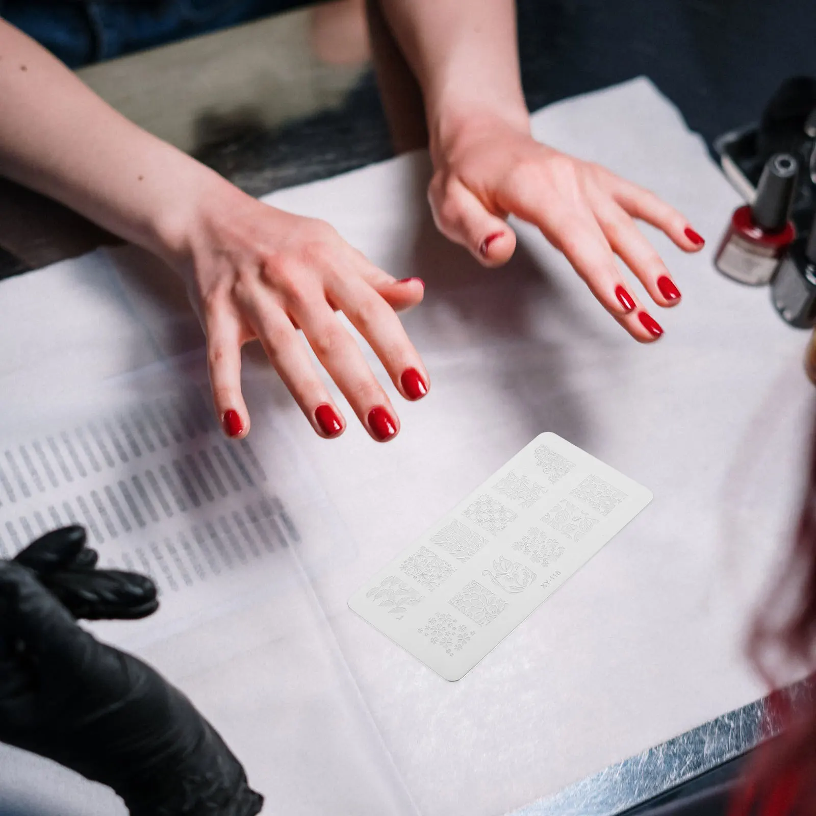 3 قطعة مسمار الفن الختام عدة قابلة لإعادة الاستخدام مانيكير ختم لوحات لأنماط الأظافر العصرية DIY بها بنفسك أداة الجمال للنساء على الذهاب