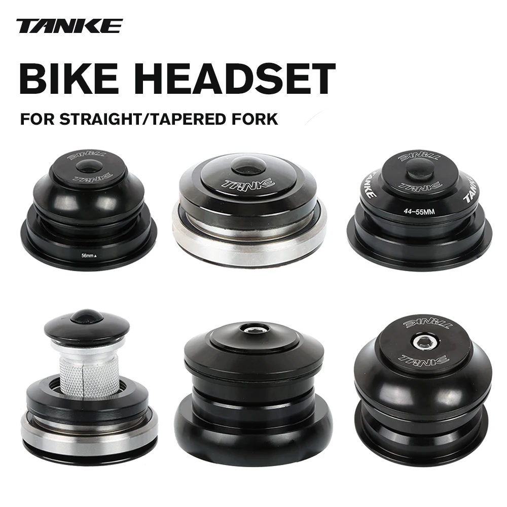 AliExpress TANKE-MTB Mountain Bike Bowl Group, Aluminum Alloy Headset,Tapered Straight Fork Bearing,44-44mm/52/55/56mm,11/8 ",11/2",28.6mm