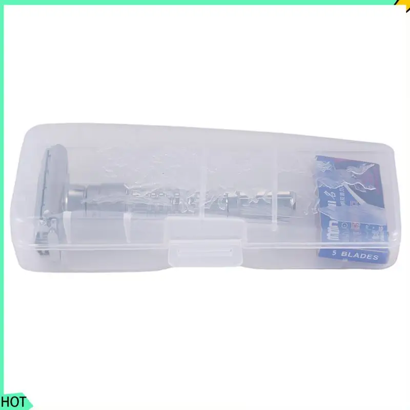 AWAH Classic Handle Razor Double-Edged Butterfly Twisted Opening T-Shaped 9-Speed Radical Adjustment Front Razor Unisex Sent 5 B