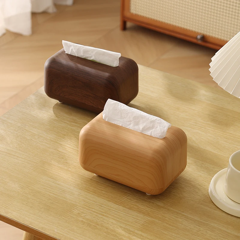 

Retro Desktop Tissue Boxes Kitchen Napkin Rectangle Bedroom Tissue Boxes Modern Plastic Home Storage Бумажные Салфетки MHZJH